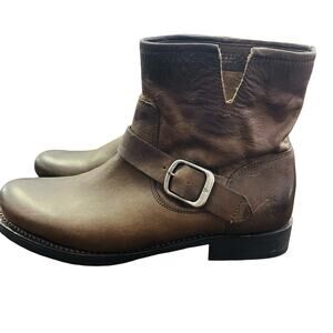 FRYE Women’s Size 10 Veronica Flex Bootie Boots Brown Distressed
